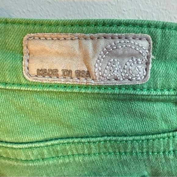 Anthropologie Ag Adriano Goldschmied Kelly Green Skinny Jeans, Size 30 - Picture 4 of 7